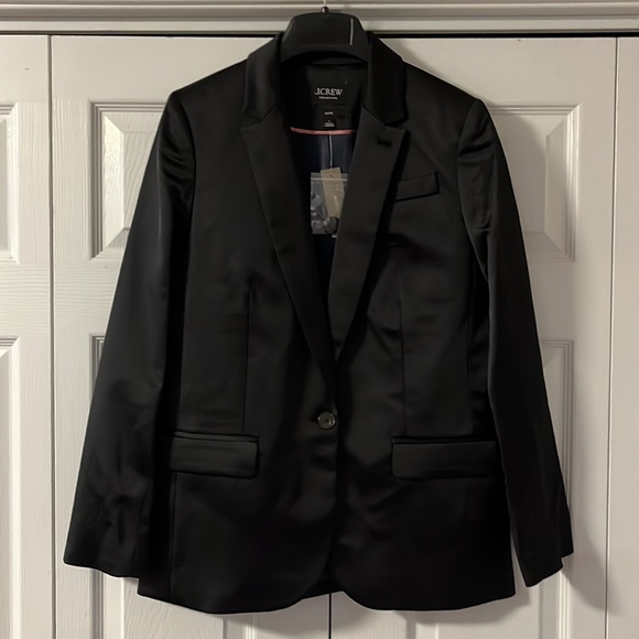 J.Crew Collection Alfie satin blazer - Picture 5 of 13